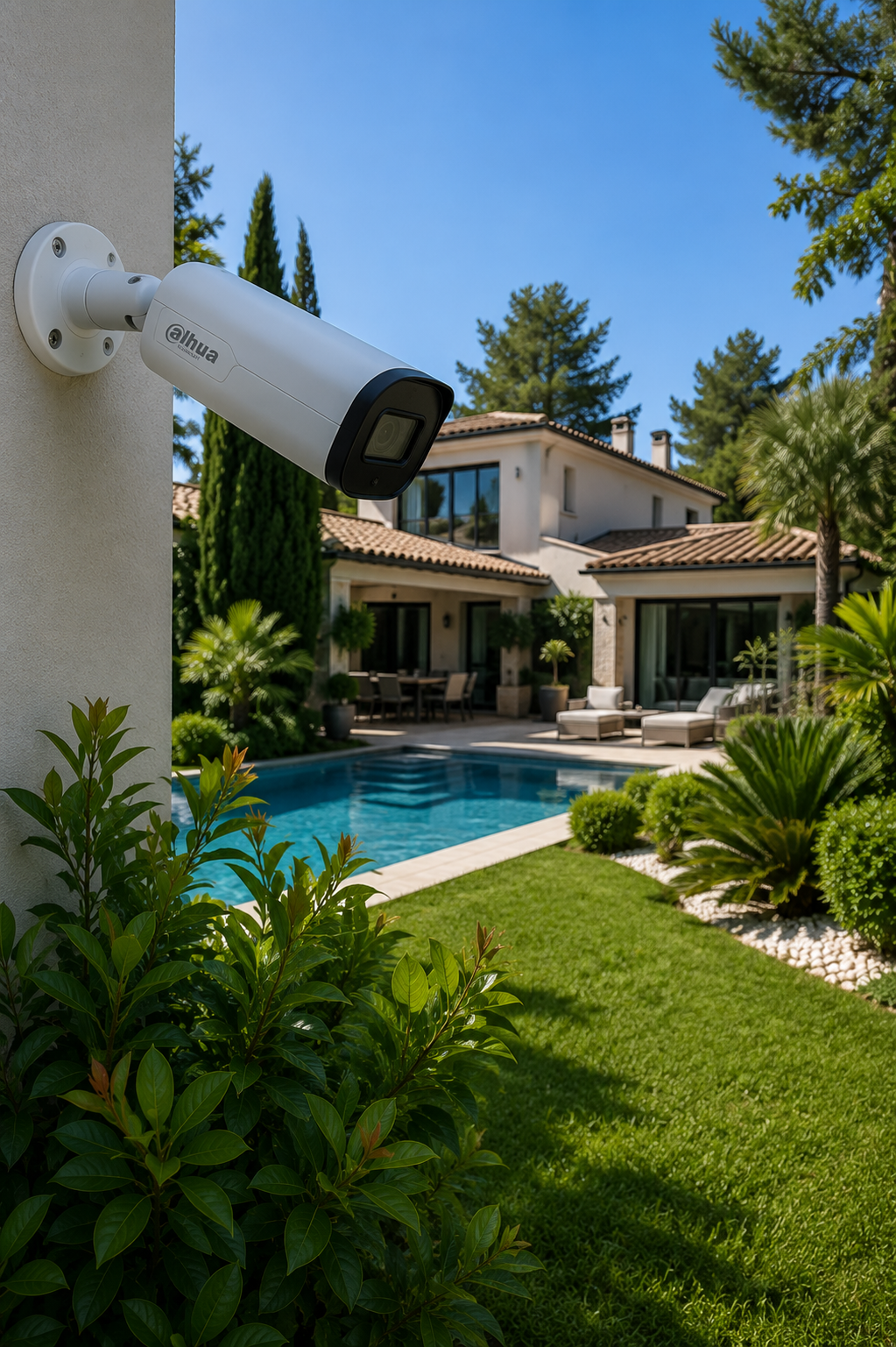 Installation vidéosurveillance et alarme à Drap